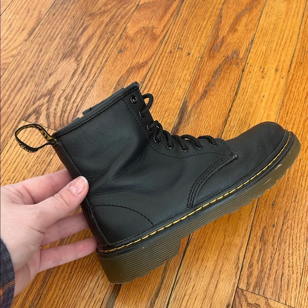 Dr. Martens Black Leather Classic Booties
